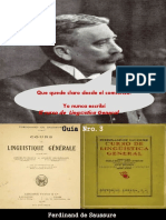 Saussure y El Estructuralismo
