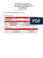 Jenis Perlombaan 2023 - 1