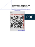 CDN Ed Contemporary Marketing 3rd Edition Boone Solutions Manual