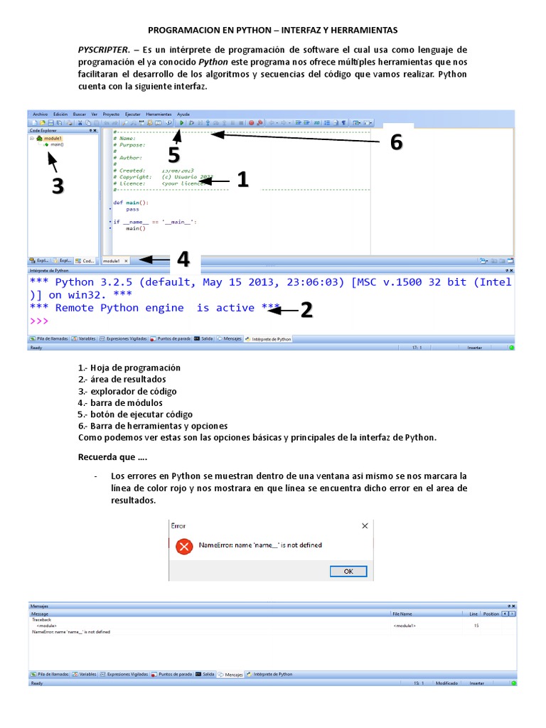 Herramientas y Ejercicios en Python | PDF | Python (lenguaje de ...