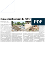 Housing Can Construction Waste Be Better Managed