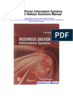 Business Driven Information Systems 5th Edition Baltzan Solutions Manual