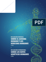NACIONES UNIDAS Declaracion Universal Genoma Humano 1997
