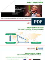 Modalidades y Tipos de Cooperación