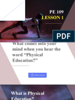 PE 101 - Lesson 1