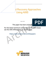 Backup and Recovery Approaches Using AWS