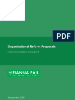 Organisational Reform Proposals: Initial Consultation Document