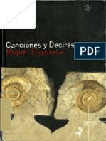 Espinosa Miguel - Canciones Y Decires