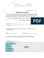 Formulario Solicitud de Lote-Parcela