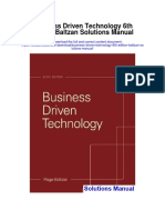 Business Driven Technology 6th Edition Baltzan Solutions Manual