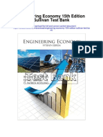 Engineering Economy 15th Edition Sullivan Test Bank