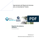 Guia para El Diligenciamiento Del Reporte de Acciones Por Parte A La Autoridad de Tránsito