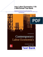Contemporary Labor Economics 11th Edition Mcconnell Test Bank