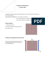 Conductors and Insulators