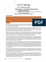 2005 - Ley 3514 - Transparencia Gestion Publica - Carlos Mesa