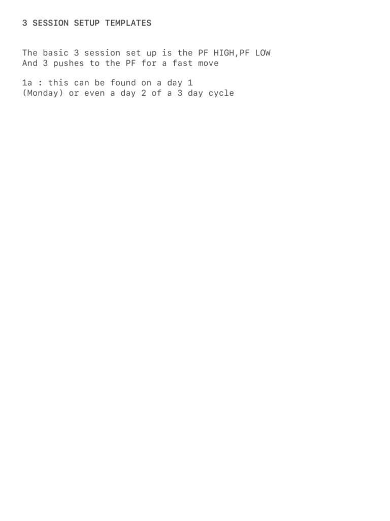 3 Session Setup Templates | PDF | Home & Garden