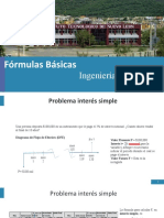 Presentación de Fórmulas Básicas