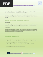 Pricing Procedure - Accrual Key Functionality Process Flow