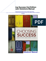 Choosing Success 2nd Edition Atkinson Solutions Manual