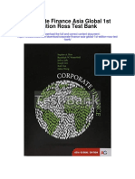 Corporate Finance Asia Global 1st Edition Ross Test Bank