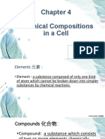 Chapter 4 Chemical Compositions in A Cell