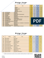 Precios Horeca Clientes