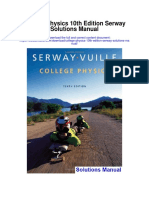 College Physics 10th Edition Serway Solutions Manual