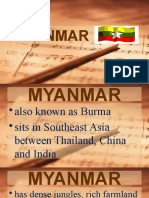 Music - Myanmar and Malaysia