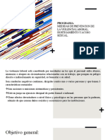 Programa Medidas de Prevencion de La Violencia Laboral, Hostigamiento y Acoso Sexual.