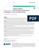 International Medical Students' Acculturation and Self-Rated Health Status in Hungary: A Cross-Sectional Study