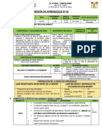 Sesión de Aprendizaje Nº20 Exper 7