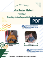 KONEKSI Antar Materi Modul 2.3coaching Untuk Supervisi Akademik