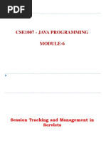 7 JAVA MODULE6 Session Tracking