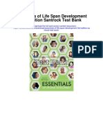 Essentials of Life Span Development 3rd Edition Santrock Test Bank
