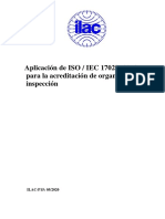 De-22 Ilacp15-2020 Aplicación de La Iso-Iec 17020 2012 para La Acreditación de Organismos de Inspección