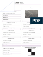 Fichas de Tejido Plano