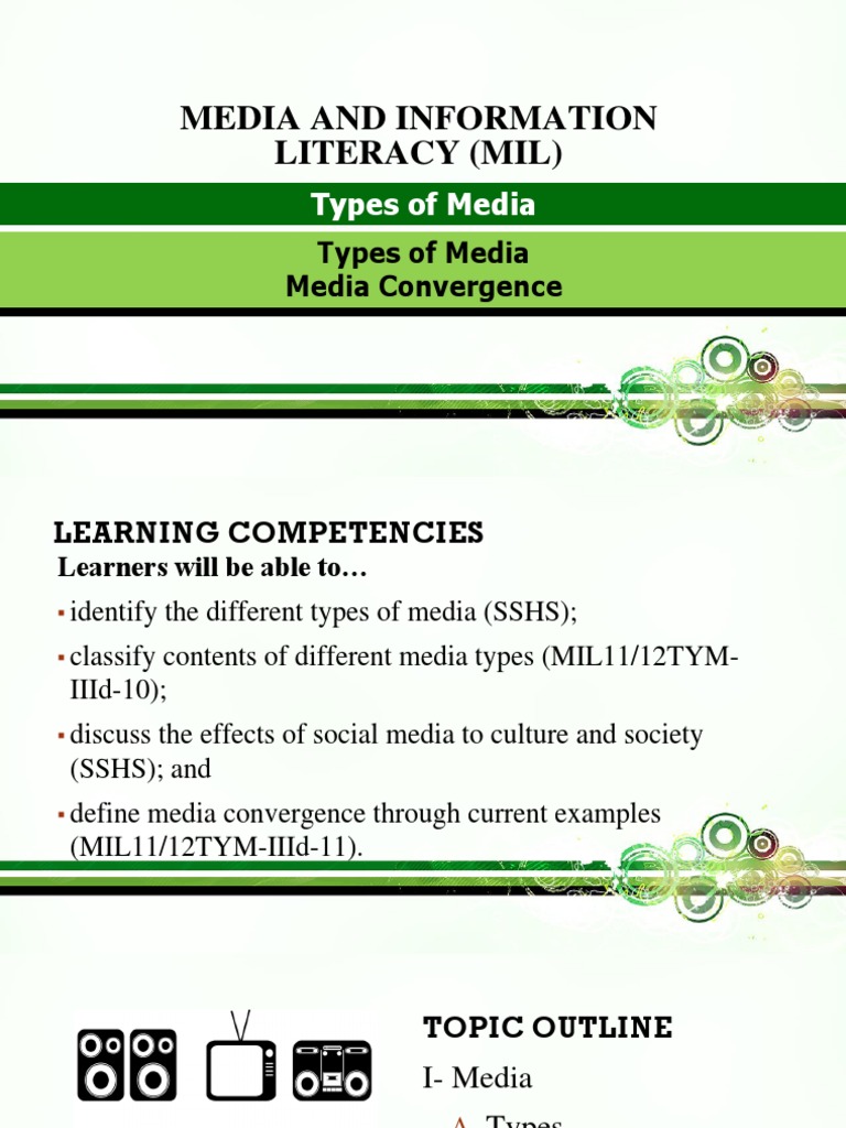 Understanding Media Types and Convergence | PDF | Mass Media | Typography