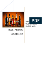 Recetario de Coctelera Pachuca