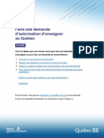 Guide Utilisation Demande Autorisation Enseigner