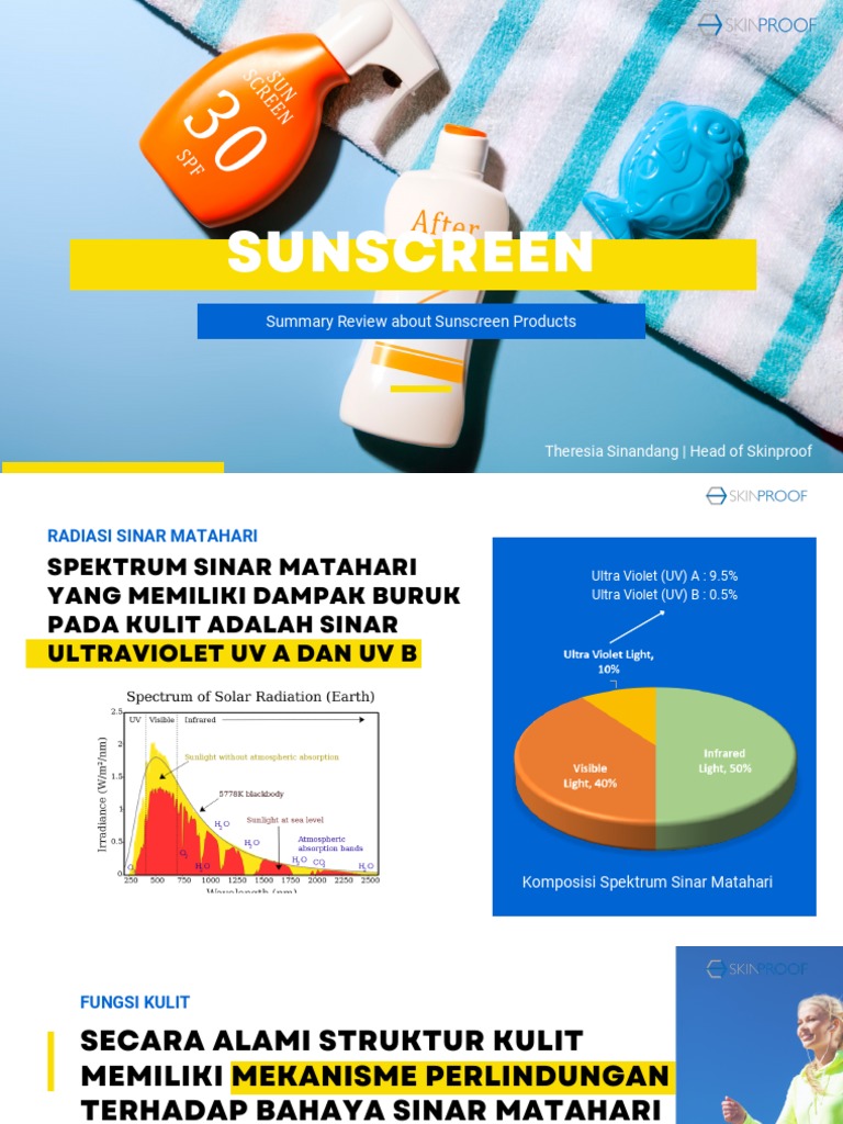 Ulasan Produk Sunscreen dan Efektivitasnya | PDF