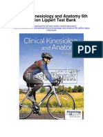 Clinical Kinesiology and Anatomy 6th Edition Lippert Test Bank
