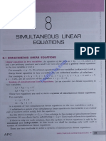 Chapter 08 Simultaneous Linear Equations