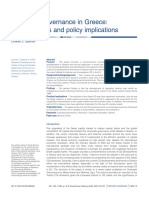 Corporate Governance in Greece: Developments and Policy Implications