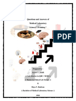 Questions and Answers of Medical Laboratory Science Training Book