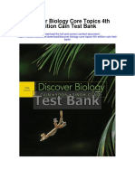 Discover Biology Core Topics 4th Edition Cain Test Bank