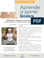 Meditación Activa Tu Fuerza Interior