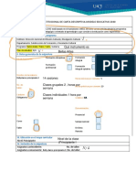 EJEMPLOS. Formato Carta Descriptiva Modelo 2040 Bellas Artes