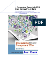 Discovering Computers Essentials 2016 1st Edition Vermaat Test Bank