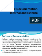 Software Documentation-Internal and External