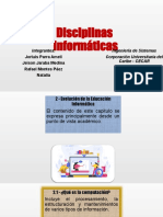 Diciplinas Informáticas Según La Curricula Computing - ACM